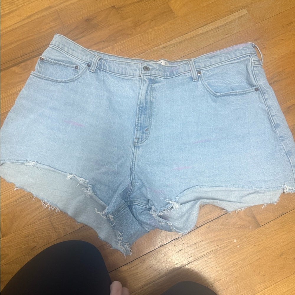 Light Blue Denim Women's Shorts
